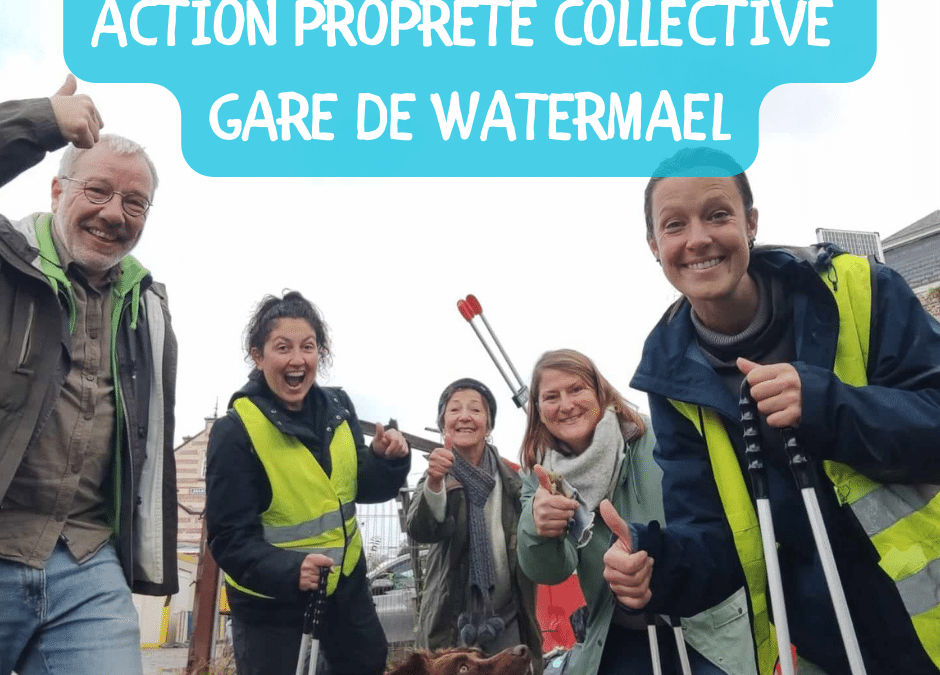 Action Propreté Collective – Gare de Watermael !