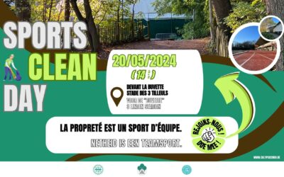 Sports Clean Day – Parc Sportif des Trois Tilleuls !